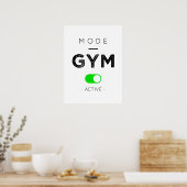 Mode gym active ポスター (キッチン)