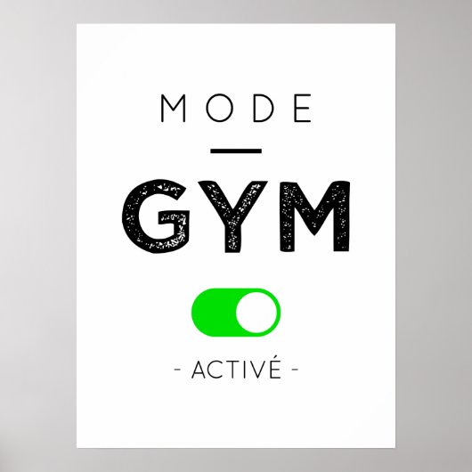 Mode gym active ポスター (正面)