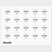 Mode gym active ラウンドシール (シート)