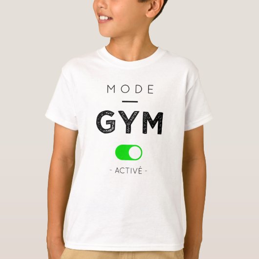 Mode gym active tシャツ (正面)