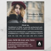 Model、フランスのModeling Agency、Model Agent チラシ (正面)