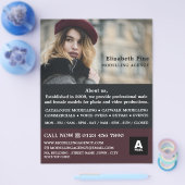 Model、フランスのModeling Agency、Model Agent チラシ (シングル)