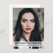 Model Actor 1 Photo CompカードポストカードWht ポストカード (正面/裏面)