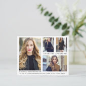 Model Actor 4 Photo Comp Card - Whtポストカード ポストカード (スタンド正面)