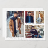 Model Actor 4 Photo - Wht Front Comp Card (正面/裏面)