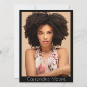 Model Actor 5 Photo Two Sided Pro複合カード 招待状 (正面)