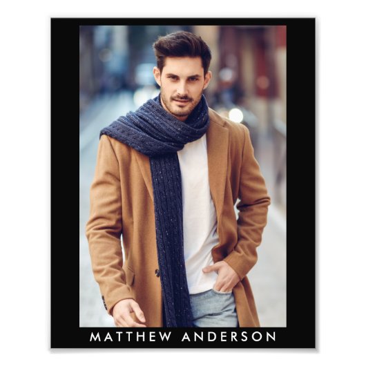 Model Actor 8 x 10フォトポートフォリオプリントB フォトプリント (正面)