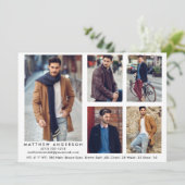 Model Actor Compカードホワイト – 5枚の写真 (スタンド正面)