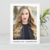 Model Actor Comp Card - 4フォトバック (スタンド正面)