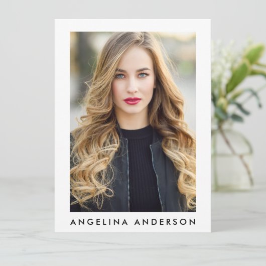 Model Actor Comp Card - 4フォトバック (スタンド正面)