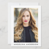 Model Actor Comp Card - 4フォトバック (正面)