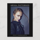 Model Actor Comp Card 6フォト両面 ポストカード (正面)