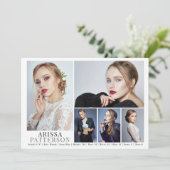 Model Actor Comp Card 6写真5x7 招待状 (スタンド正面)