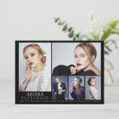 Model Actor Comp Card 6写真5x7 招待状 (スタンド正面)