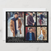 Model Actor Comp Card Black - 5枚の写真 (正面)