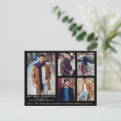 Model Actor Comp Card Blk 5写真はがき ポストカード (スタンド正面)