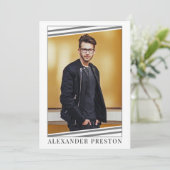 Model Actor Comp Card Zed Card 2 Photo 5x7 招待状 (スタンド正面)