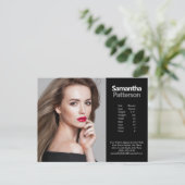 Model Actor Comp PostCard 1写真テンプレート ポストカード (スタンド正面)