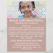 Model Agent、Modeling Agency、Young Model チラシ (正面)