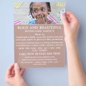 Model Agent、Modeling Agency、Young Model チラシ (手)