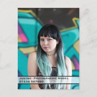 Model Comp Card – 名前を取得します。 ポストカード