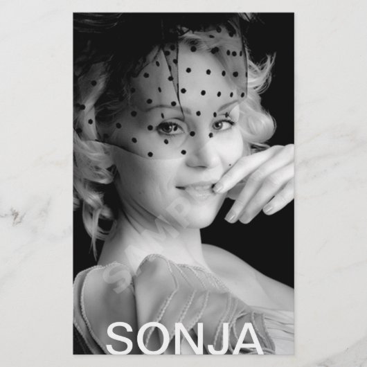 Model Comp Cards チラシ (正面)