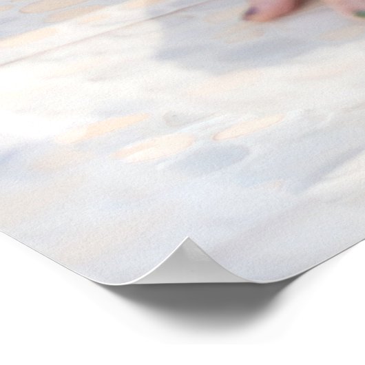 Model In Yellow Bikini ポスター (角)