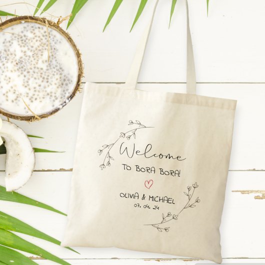 Model of bag for guests,  customizable gift bag トートバッグ