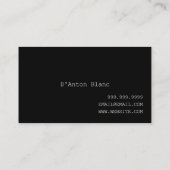 Model Photographer Photographing Camera Modeling 名刺 (裏面)