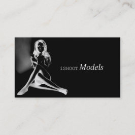 Model Photographer Photographing Camera Modeling 名刺