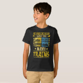 Model Railway Never Too Many Trains Tシャツ (正面フル)