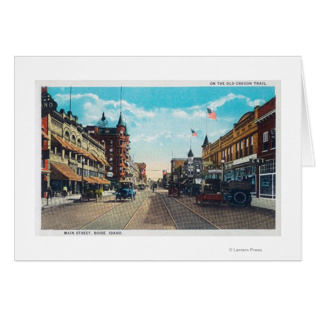 Model-T Ford Carsとのメイン通りの表示 (正面横)