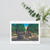 Model-T Fords on Kearney AvenueFresno, CA ポストカード (スタンド正面)