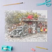 Model T & General Storeヴィンテージ切り離し 薄葉紙 (クラフト)