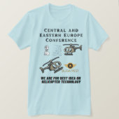 Model T-shirt Helicopter Summit Tシャツ (デザイン正面)