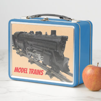 Model Trains Metal Lunchbox  メタルランチボックス