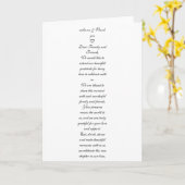 Modèle de marque-places de remerciement minimalist カード (黄色い花)