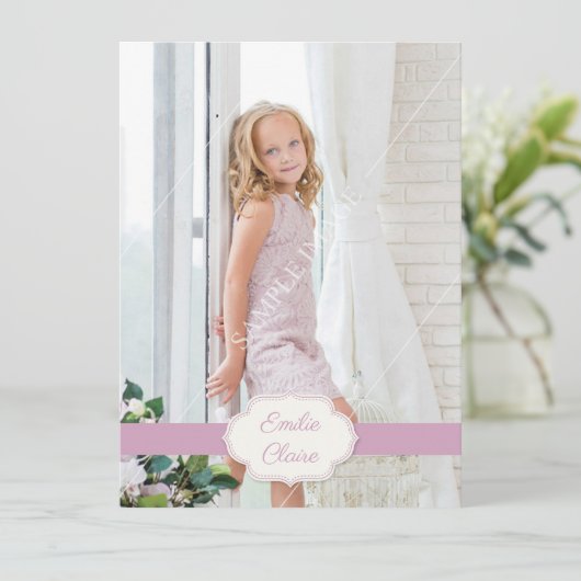 Modeling Compカード 招待状 (スタンド正面)