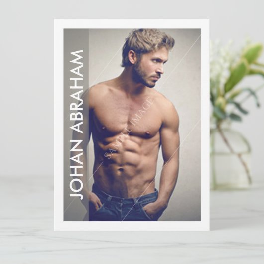 Modeling Compカード 招待状 (スタンド正面)