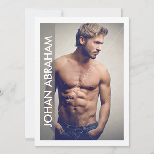 Modeling Compカード 招待状 (正面)