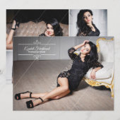 Modeling Compカード 招待状 (正面/裏面)