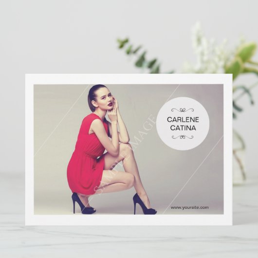 Modeling Compカード 招待状 (スタンド正面)