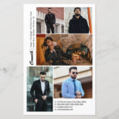 Modeling Comp Cardテンプレート (裏面)