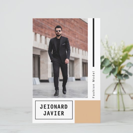 Modeling Comp Cardテンプレート (スタンド正面)