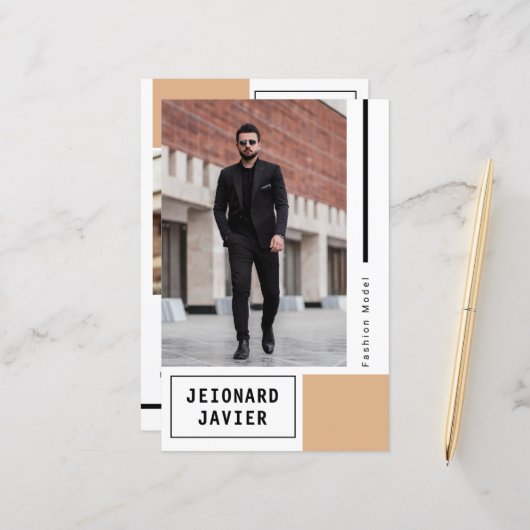 Modeling Comp Cardテンプレート (正面/裏面インサイチュ)