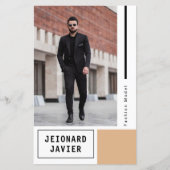 Modeling Comp Cardテンプレート (正面)