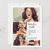 Modeling Comp Card (裏面)