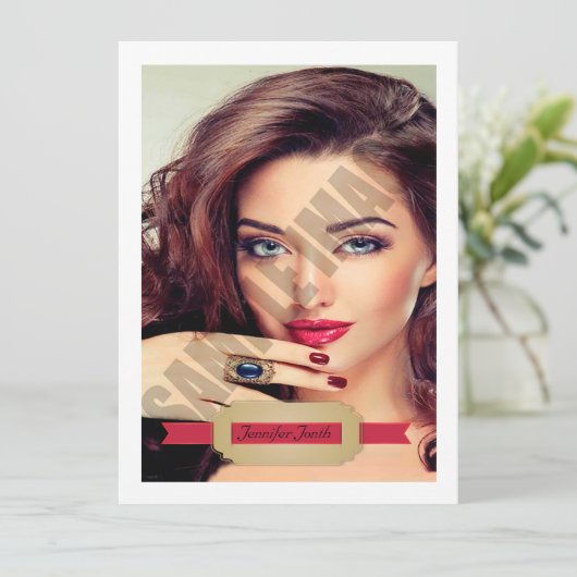 Modeling Comp Card (スタンド正面)