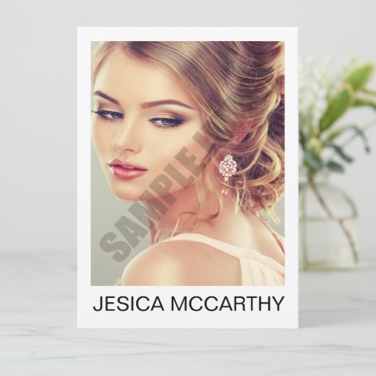 Modeling Comp Card (スタンド正面)