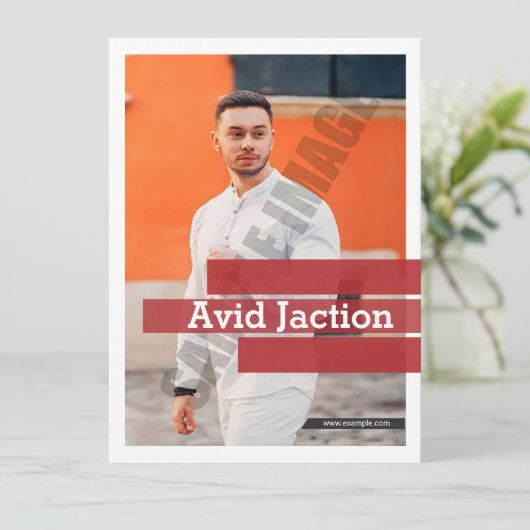 Modeling Comp Card (スタンド正面)